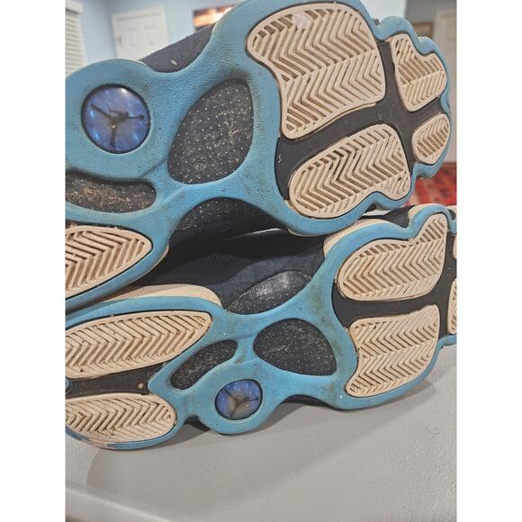 Air Jordan 13 Obsidian White Blue 414571-144 Mens Size 9 Retro